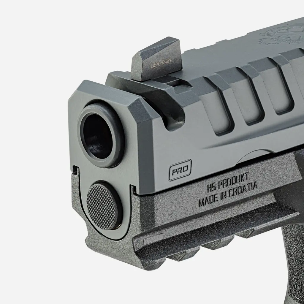 Pistolet HS Springfield Armory Echelon Pro 4.0C Comp Cut 9x19 mm - integralny kompensator i zamek Springfield Grey Cerakote
